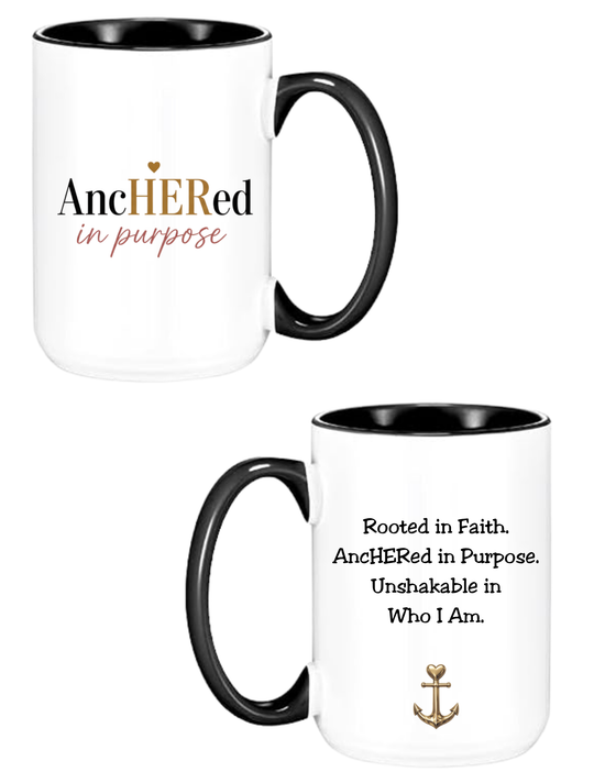 AncHERed Mugs 15oz