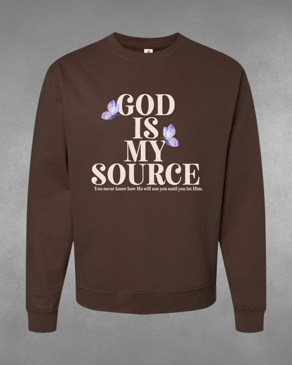 "God is my Source" Sweatshirt