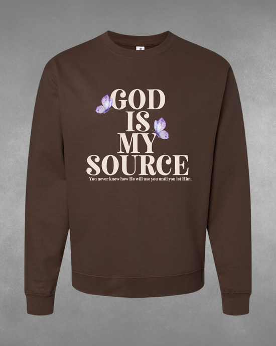 "God is my Source" Sweatshirt