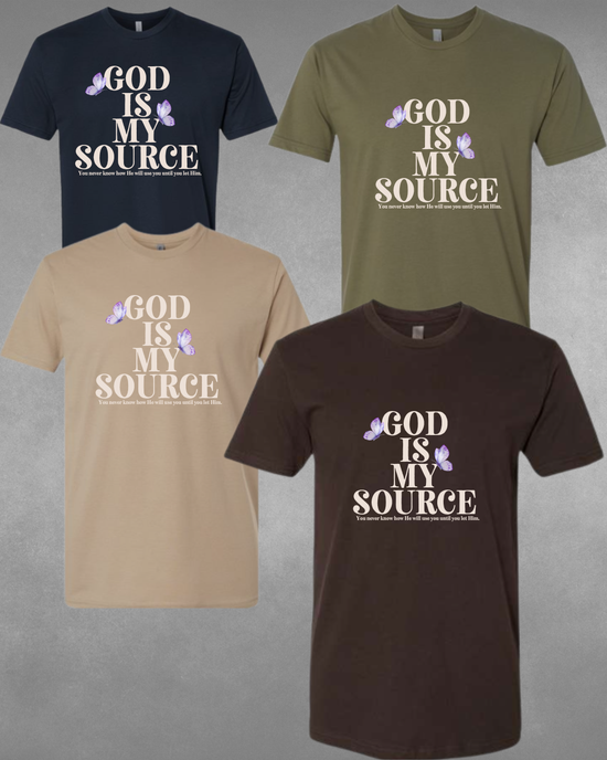 "God is my source" Tee